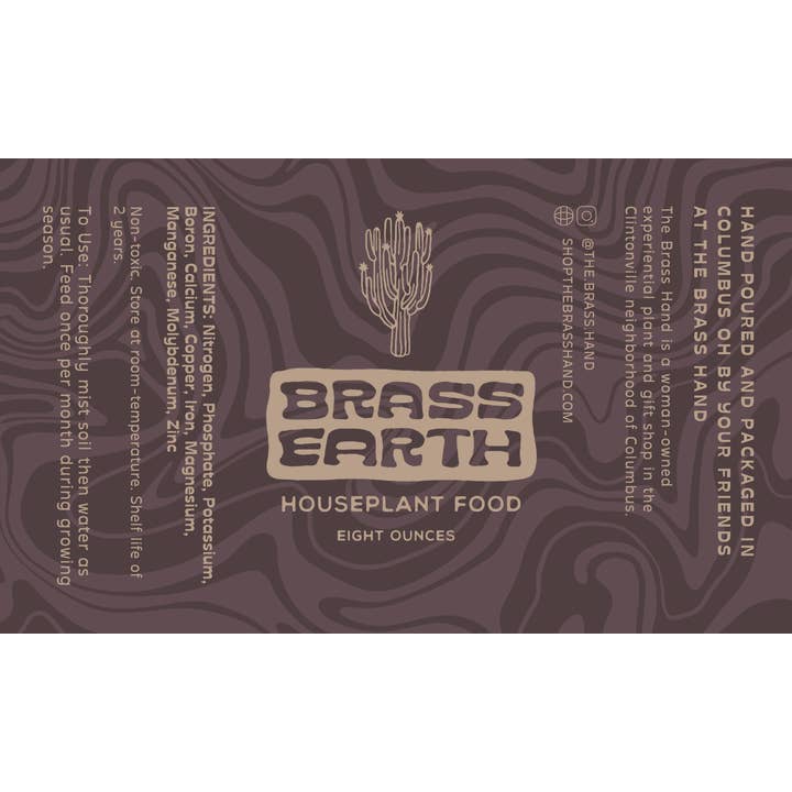 Brass Earth - Wholesale Fertilizer - Natural Houseplant Food