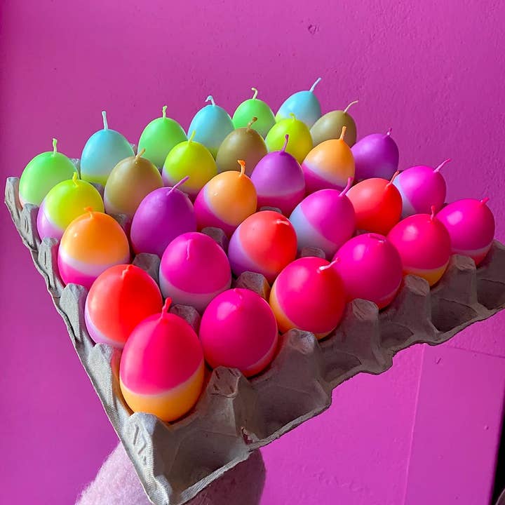 Dip Dye Eggs * Tray neon for wholesale by Pink Stories