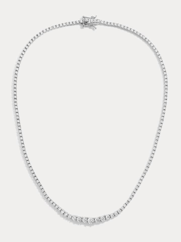 Gradient Amina Tennis Necklace for wholesale by Lili Claspe