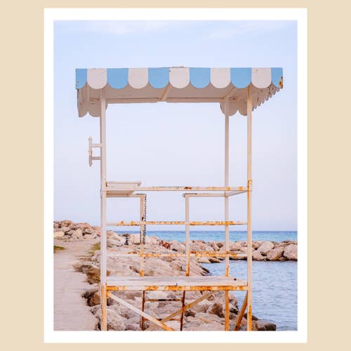 Tirage d'art de la Côte d'Azur (11x14) : Un été perdu sur la Côte d'Azur pour la vente par Charlotte to Paris