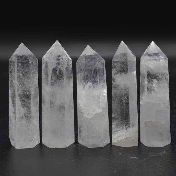 Calder Crystals - Wholesale Spiritual Stone/Crystal - Clear Quartz Crystal Point, Tower, Wand - Choose Size13