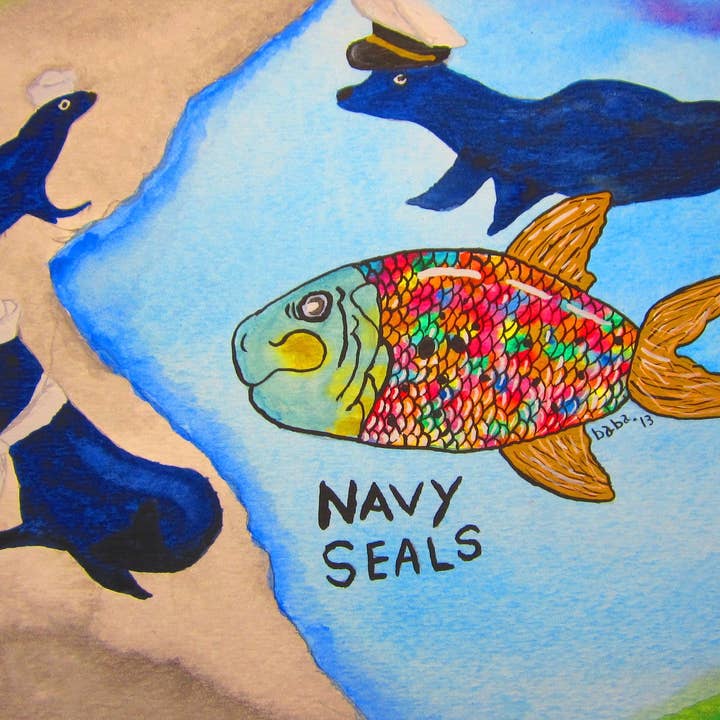 Seals for wholesale by Fish Tales at The Beach