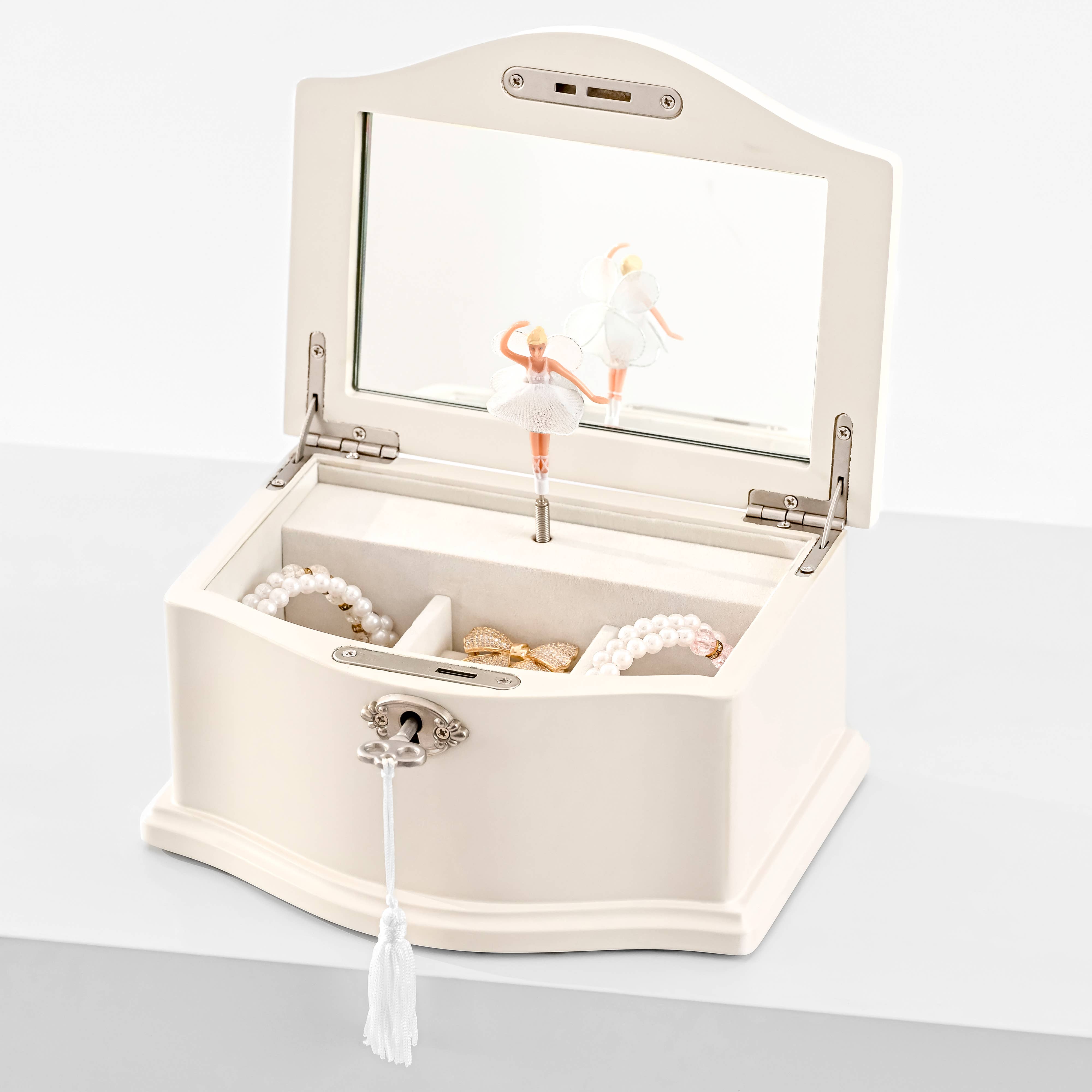 Arlo Belle LLC - Wholesale Jewelry Box/Organizer - Kids Musical Jewelry Box with Lock and Spinning Ballerina11
