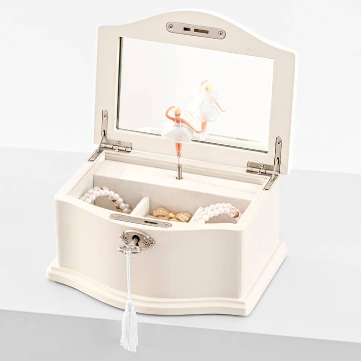 Arlo Belle LLC - Wholesale Jewelry Box/Organizer - Kids Musical Jewelry Box with Lock and Spinning Ballerina11