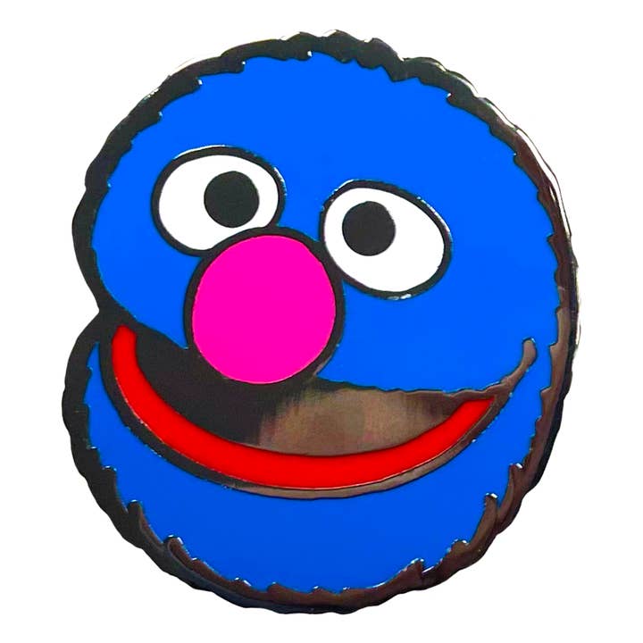 Grover Pin Badge for wholesale by Pawprint Family