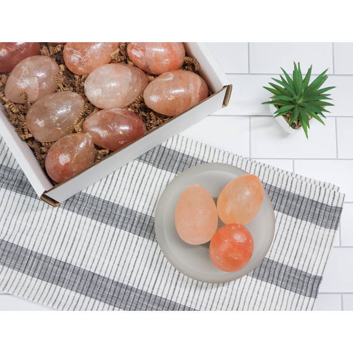 BULK Egg Shaped Stone - Pack of 12 for wholesale by Himalayan Secrets