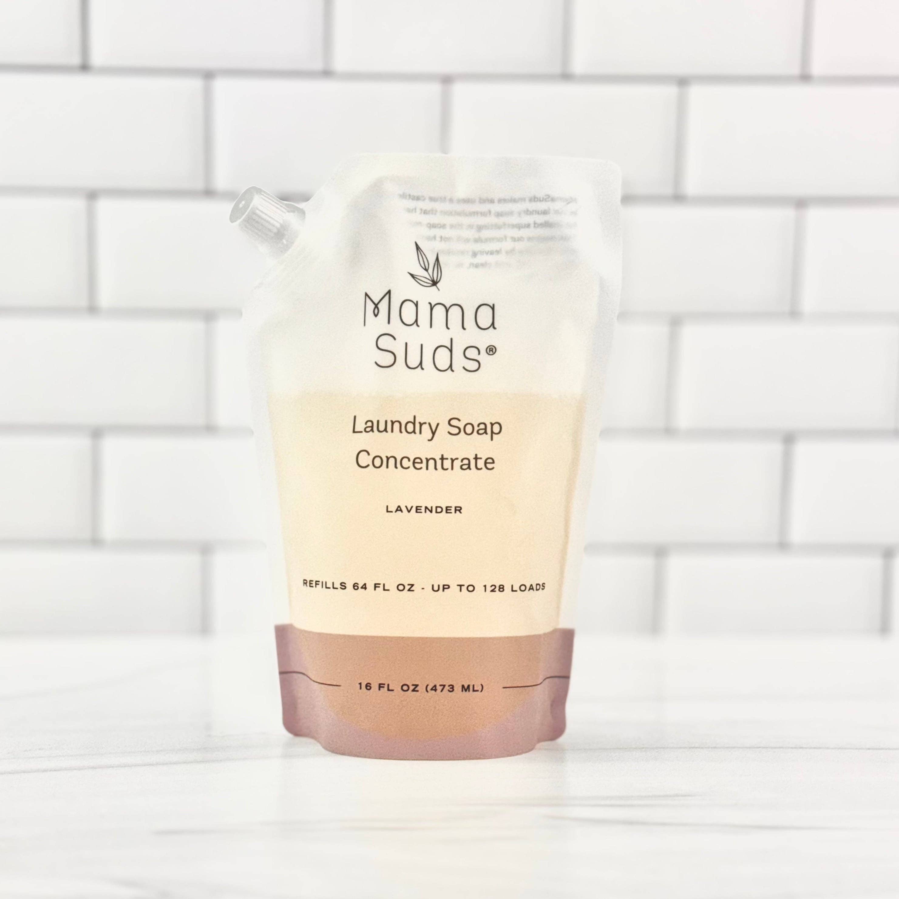 MamaSuds | Non-toxic Household Cleaners + Real Soap - Wholesale Liquid Laundry Detergent - Laundry Soap Concentrate 16oz Refill2