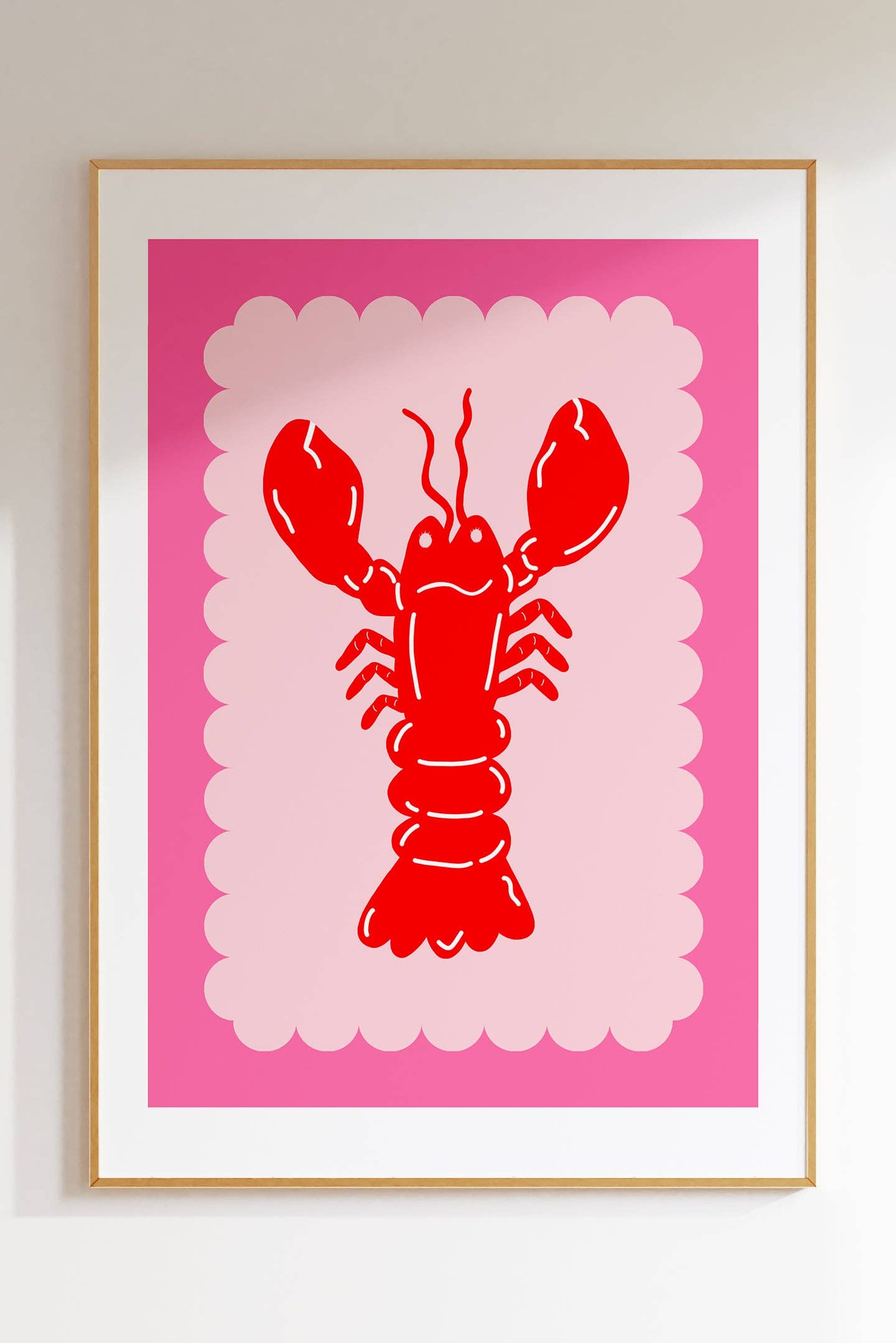 Maddison Ball Creative - Wholesale Art Print - Lobster Scallop (More Colours)4