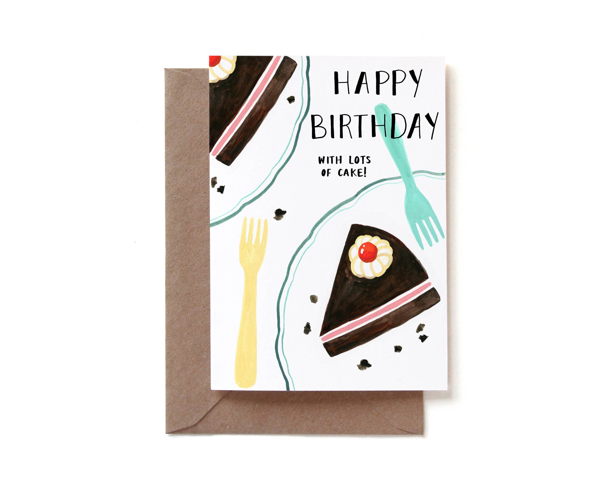 Reddish Design - Wholesale Birthday Card - Birthday cake0