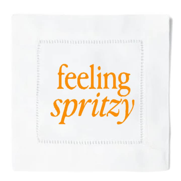 Feeling Spritzy cocktailservetten voor wholesale door Blythe Embroidery Co.