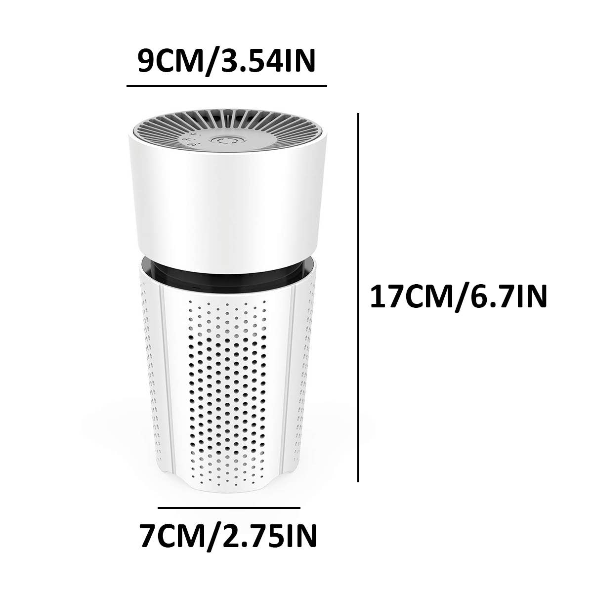 PARSMIC - Wholesale Air Purifier - Air Purifiers for Bedroom, Car, Desktop, Home, HEPA, M61