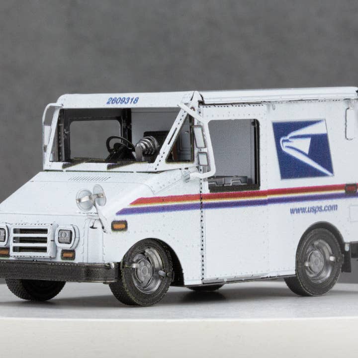 Metal Earth - Wholesale Decorative Tabletop Object - USPS LLV Mail Truck5