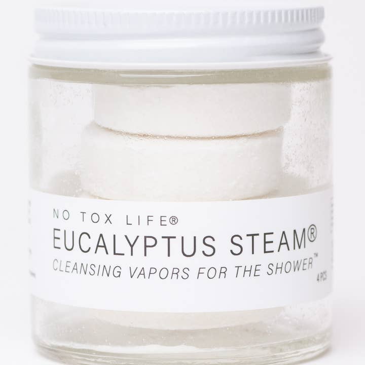 No Tox Life - Wholesale Aromatherapy Inhaler - EUCALYPTUS STEAM® Cleansing Vapors for the Shower® Mini Jar - No Tox Life