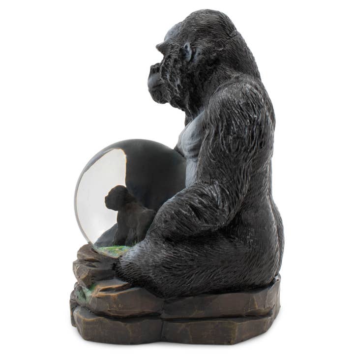 EAST AVENUE - Wholesale Snow Globe - Gorilla Mom and Baby 45MM Snow Globe2