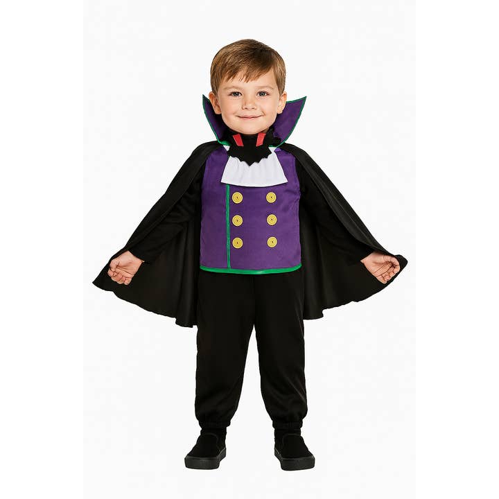 Disfraz de bebé de Little Vampire para Halloween, 4 piezas para venta al por mayor de Fennco Styles