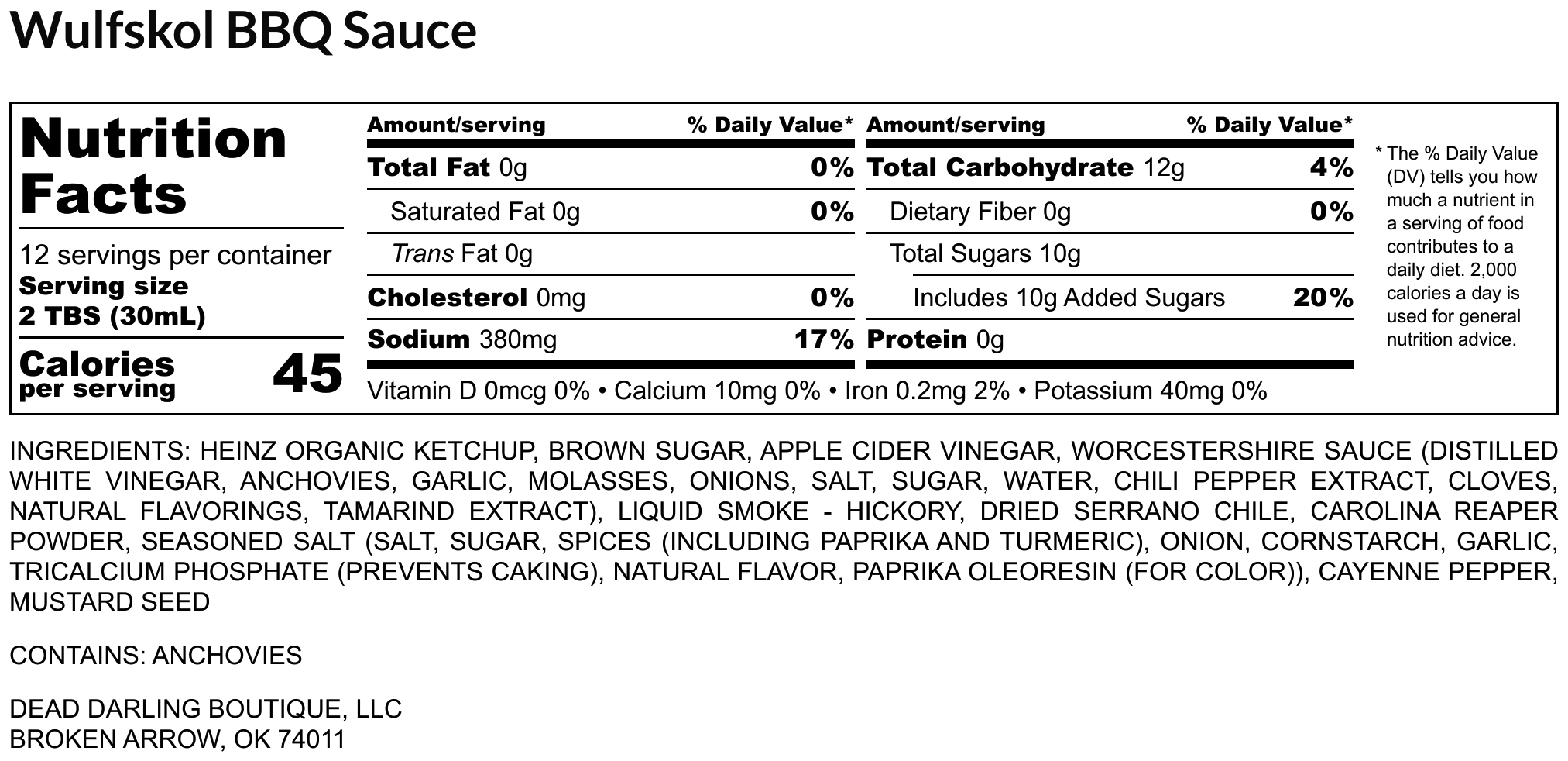Dead Darling Boutique - Wholesale BBQ Sauce - Satan's Furnace BBQ Sauce1