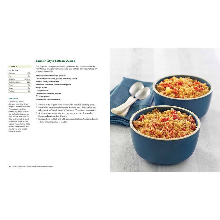 Simon & Schuster - Wholesale Cookbooks & Food - Everything Green Mediterranean Cookbook by Peter Minaki5