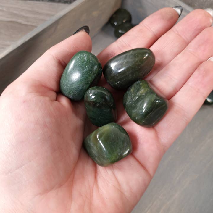 Keystone Crystals - Wholesale Spiritual Stone/Crystal - Premium British Columbia Jade Tumbled Stones – by the Pound1