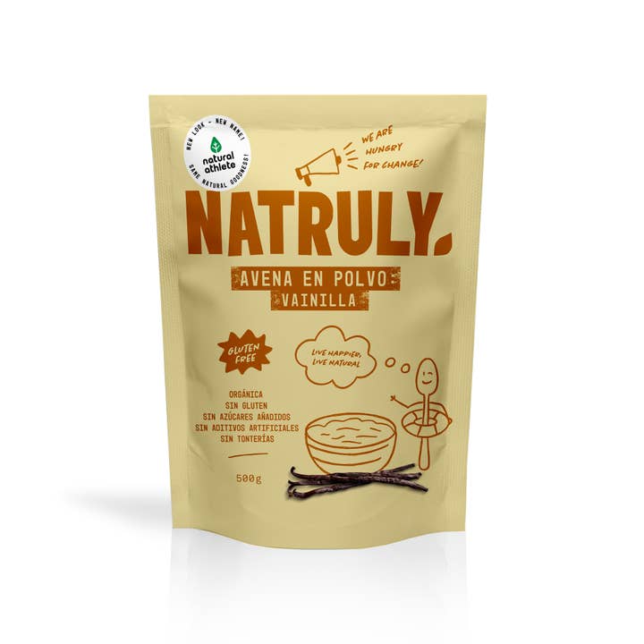 NATRULY SL - Venta al por mayor Avena - Avena en polvo Vainilla 500g | BIO
