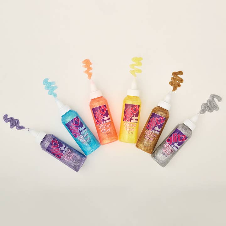 West Design Products - Wholesale Glitter - Glitz it Glitter Glue, Lilac Shimmer, 120ml3