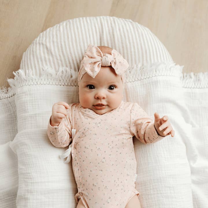 Elke & Indigo - Wholesale Bodysuit (non-footed) – Baby - Bamboo/Organic Cotton Kali Bodysuit - Wildflower3