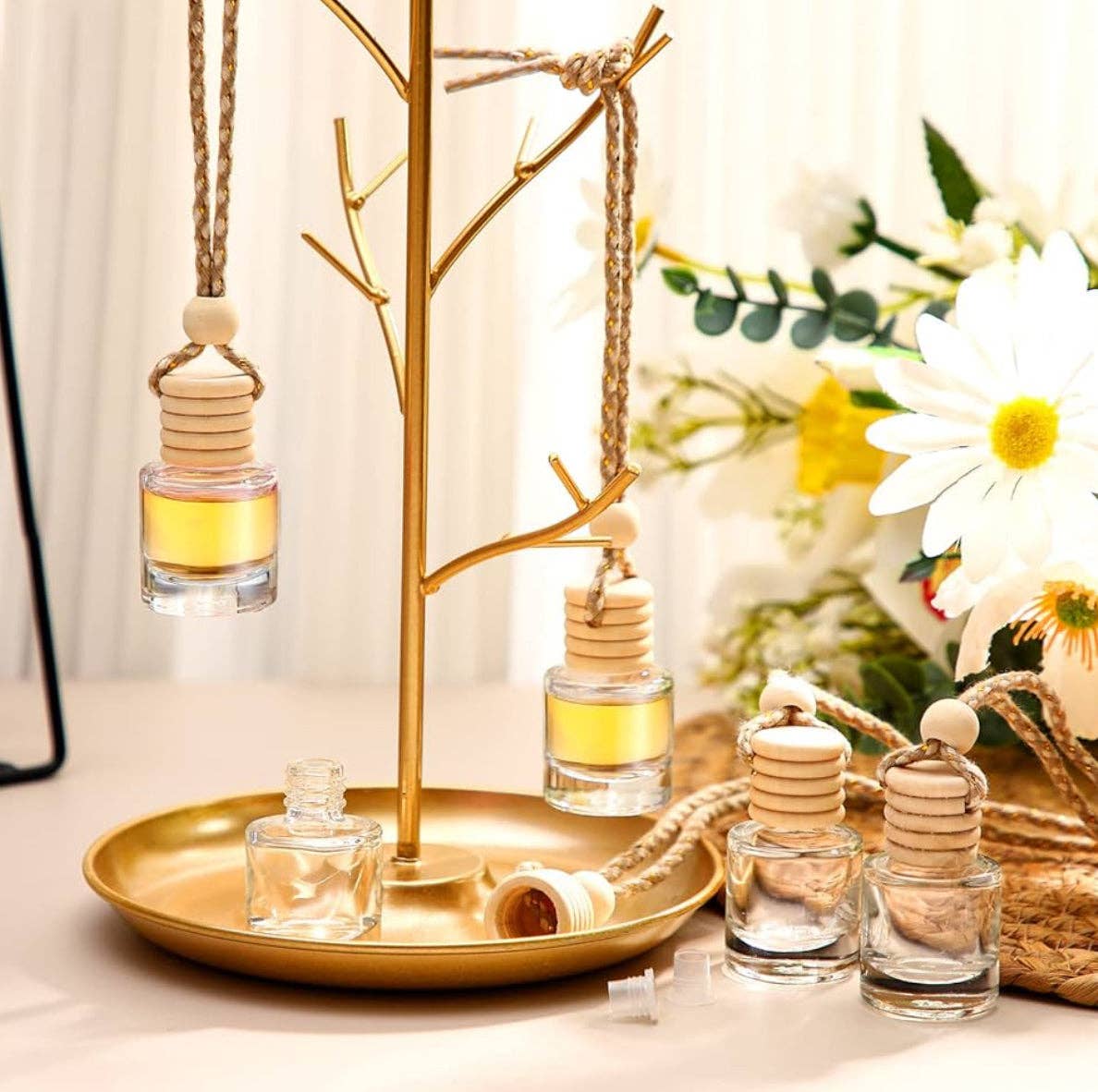 Poorely Made Crafts - Wholesale Car Freshener - Unisex - Acqua Di Gio Glass Car Diffuser Freshie - Pick your bottle4