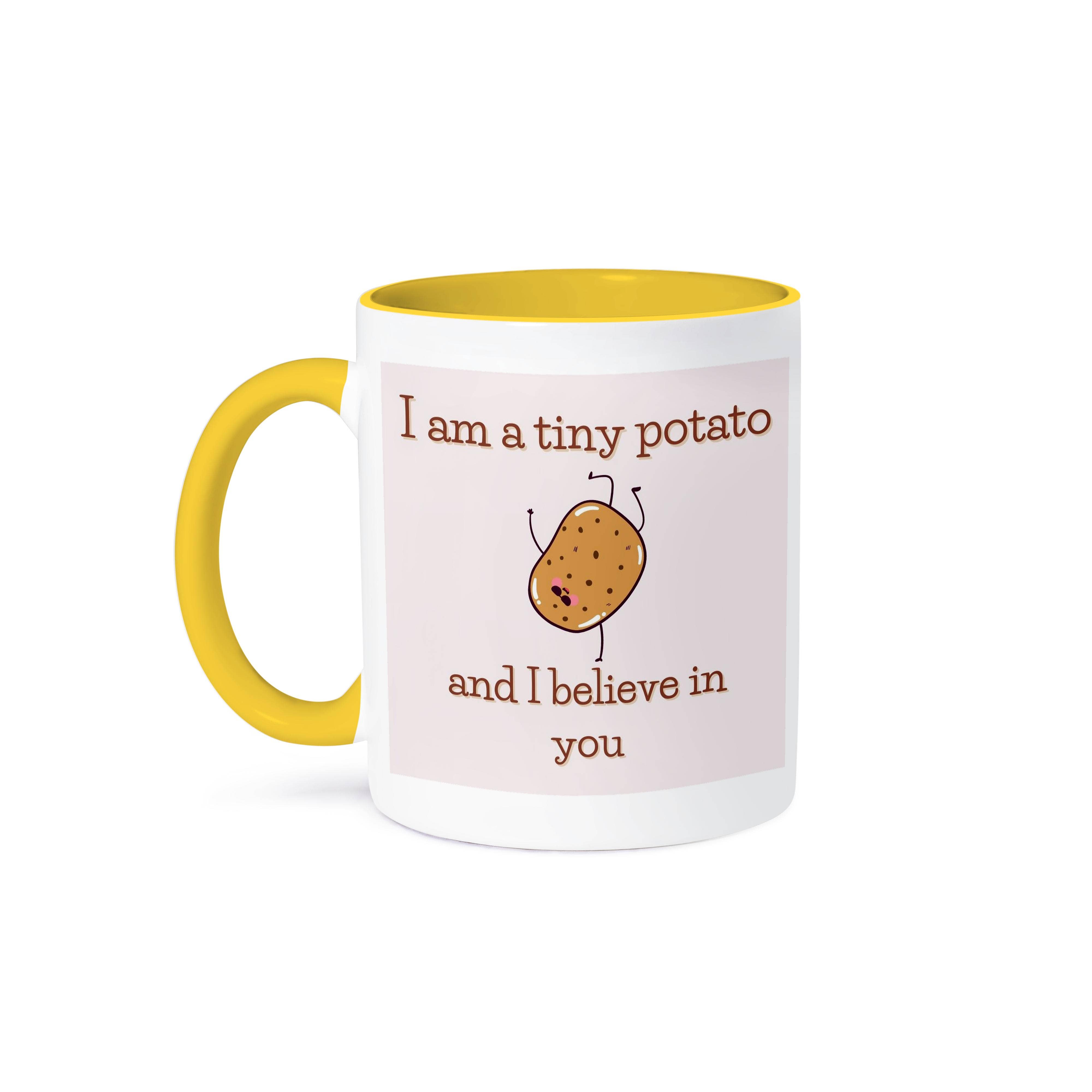 3dRose - Wholesale Coffee Mug - 3dRose, Cute Image of Potato With Funny Text, Mug0
