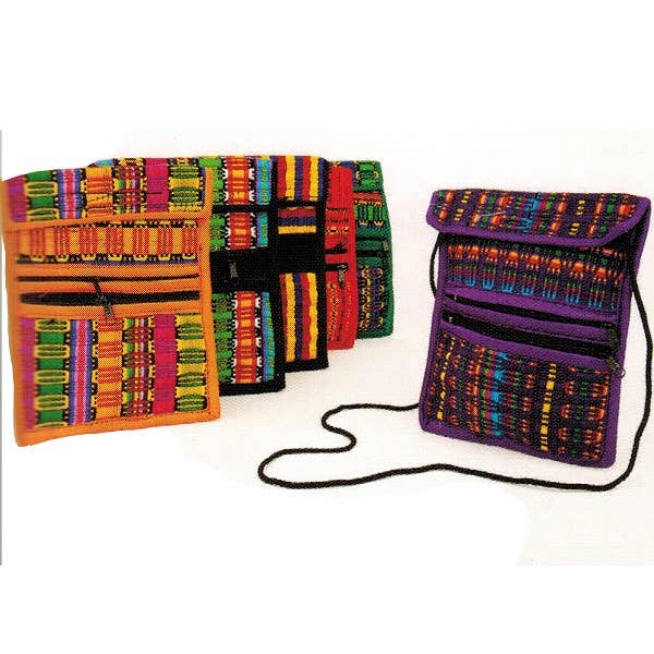 Pichincha - Vente Sac à bandoulière – femme - Sac à bandoulière « Leo » guatémaltèque à rayures tissées1