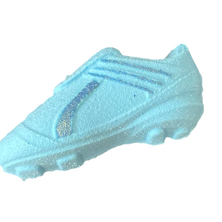 X6 Tropical mango and lime football boot bath bomb for wholesale by Amelia rose bath creations