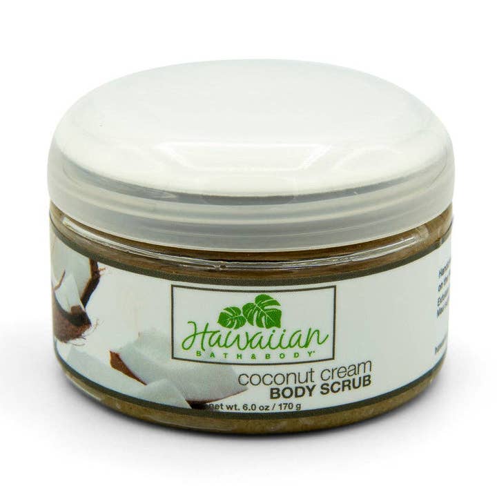 Hawaiian Coconut Sea Salt Scrub for wholesale by North Shore Soap Factory - Hawaiian Bath & Body