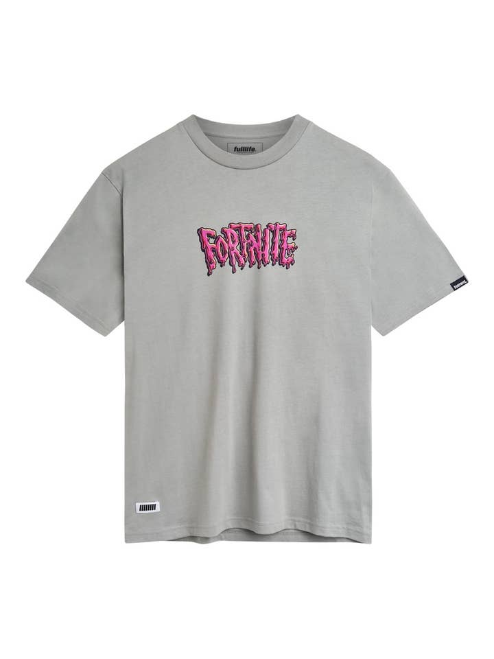 Fortnite T-shirt med smält logo för wholesale av FULLLIFE