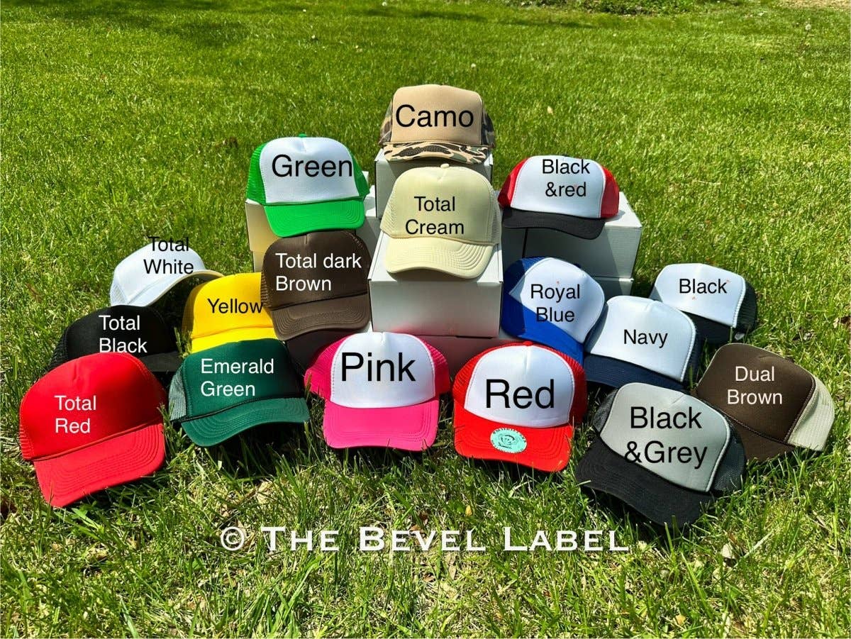 THE BEVEL LABEL - Wholesale Trucker Hat - Women's - Save Water, Drink Margs Trucker Hat9