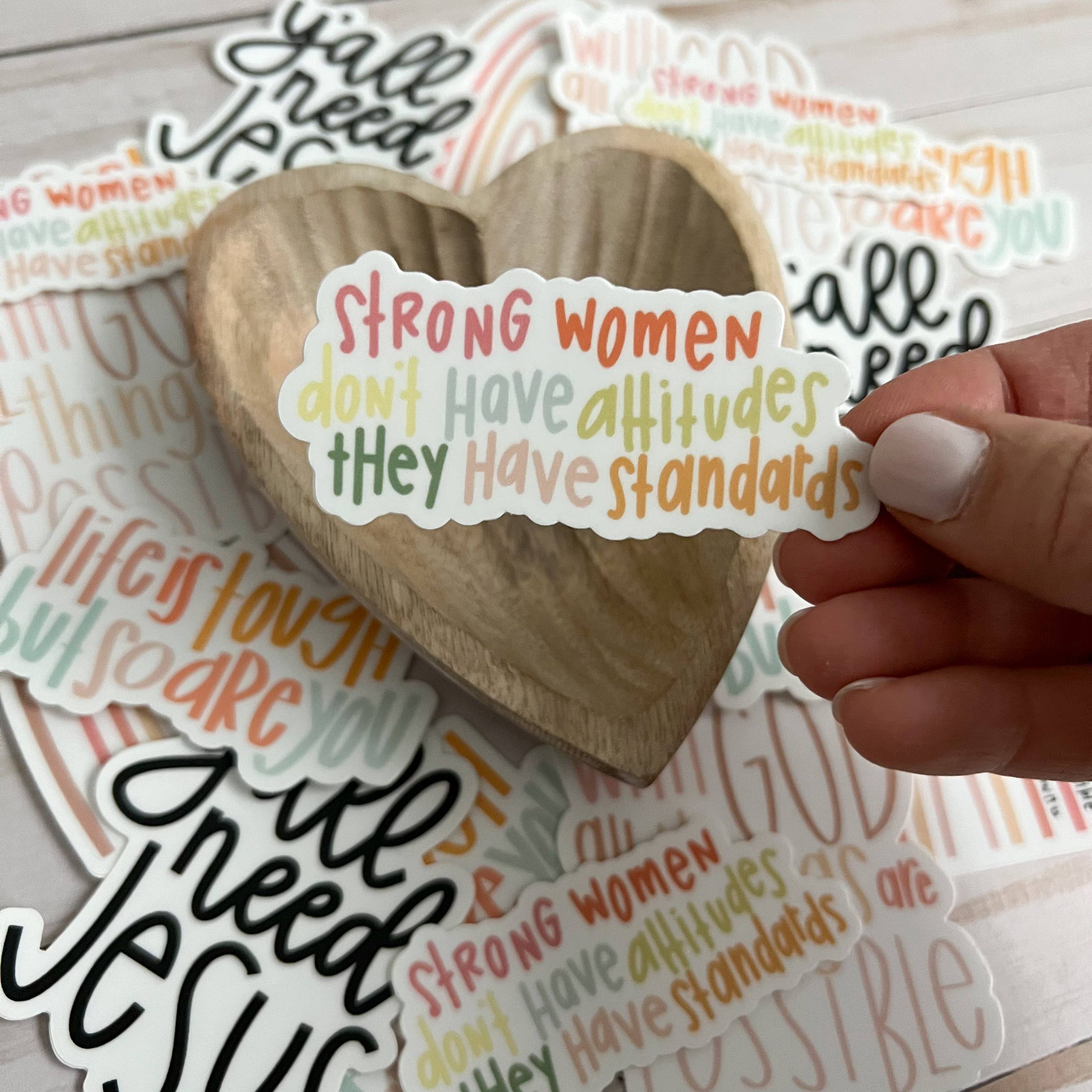 swaygirls - Vente Autocollant - Autocollant Strong Women | Autocollants féministes5