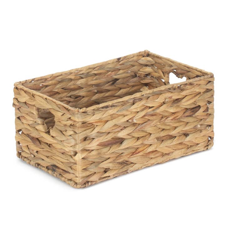 Red Hamper – Cesta por atacado – Cesto de armazenamento de jacinto de águas rasas