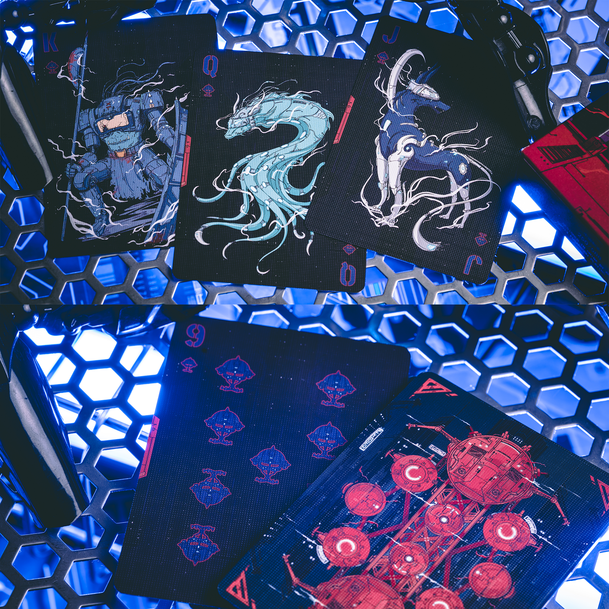 Vermilion Collection - Wholesale Playing cards - Cyberpunk Mythos Playing Cards20