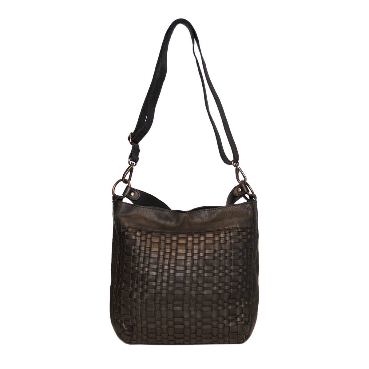 Arrigo - Wholesale Shoulder Bag - Women's - Arrigo Leather Shoulder Bag Made Of Supple Braided Leather2