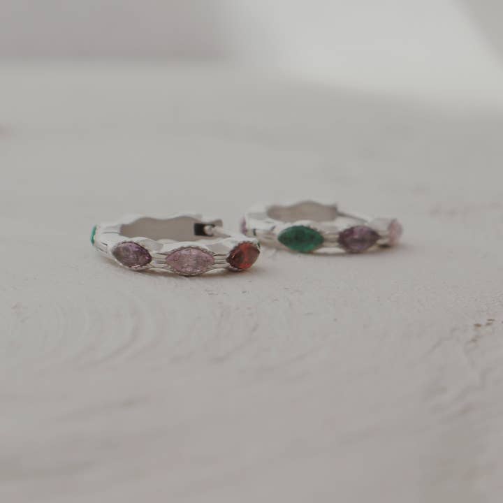 Olive Branch Jewelry & Co. - Wholesale Huggie Earrings - Twinkling Lights Huggie Hoop Earrings4