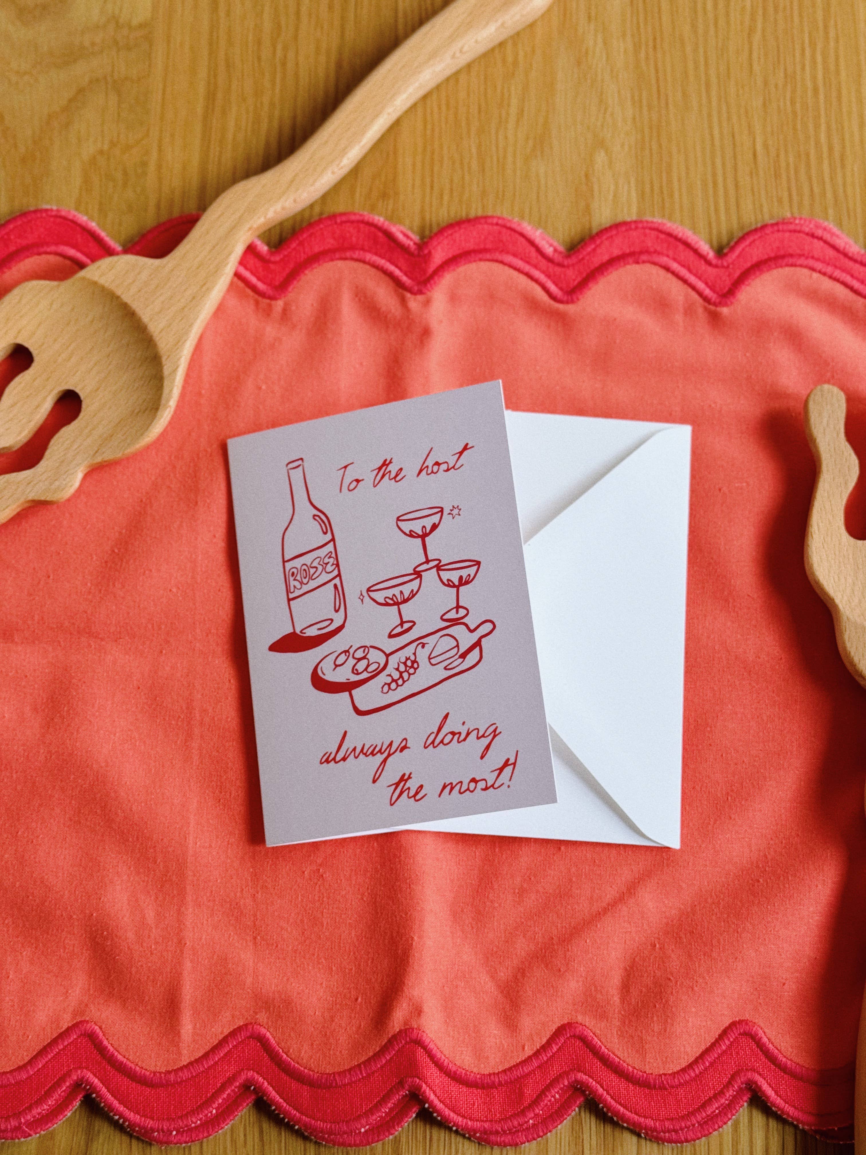 Mel Andrel - Wholesale Season's Greetings Card - Host Doing The Most Holiday Card 3