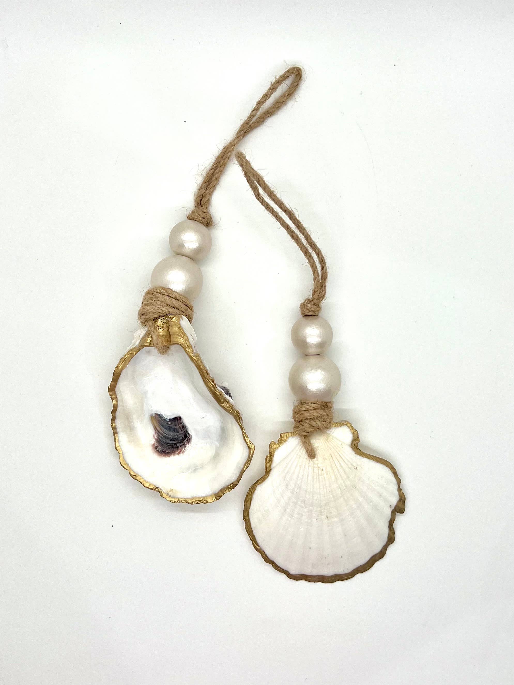 The Gilded Shell - Wholesale Ornament - Hint of Pearl Ornament - Single0