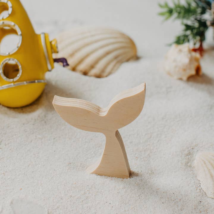 Woodpeckers Crafts - Wholesale Cutouts - Chunky Mermaid Tail Cutout3