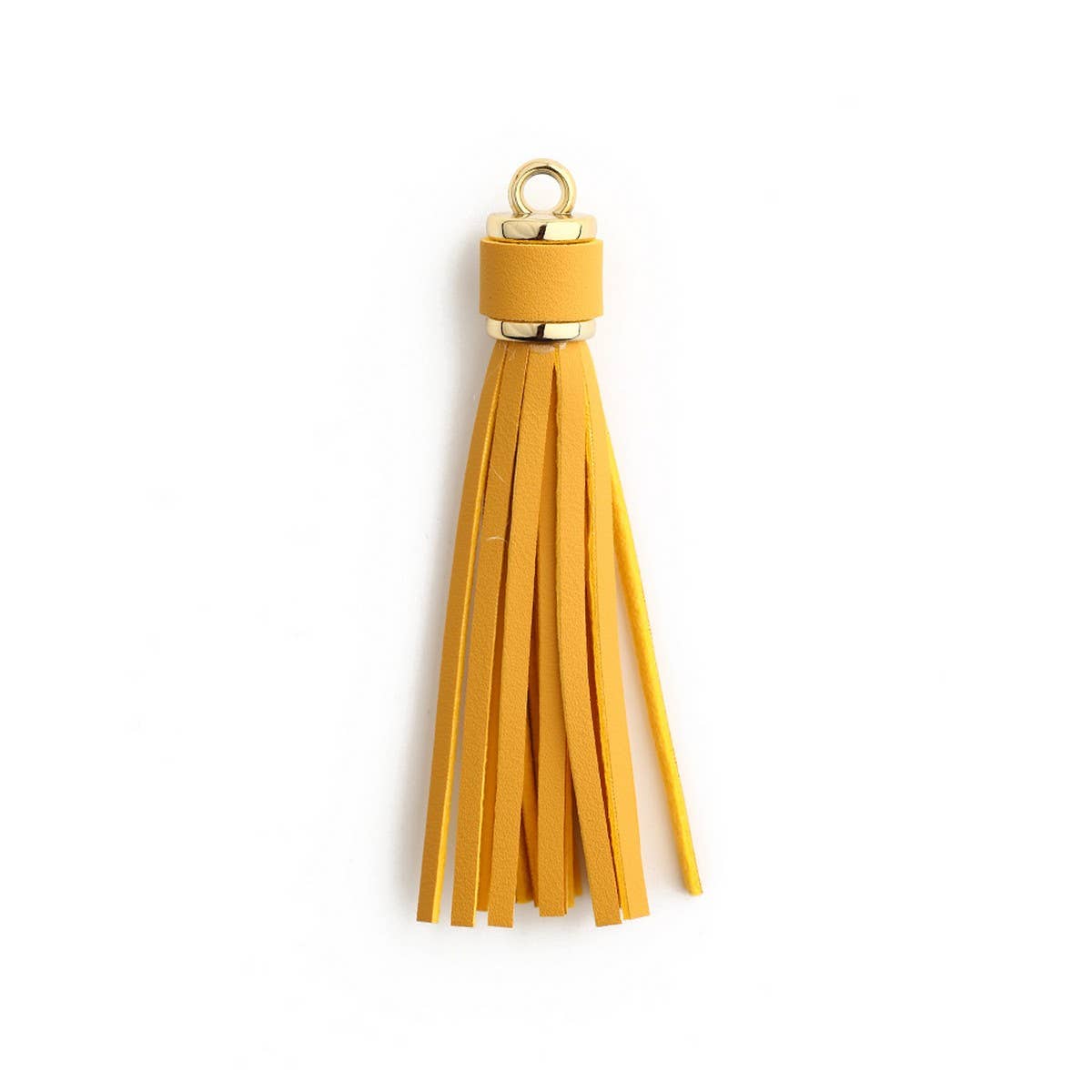 ACCITY - Wholesale Keychain - Unisex - Leather Fringe Keychain, PU Tassel Bag Charm_CWAB50072