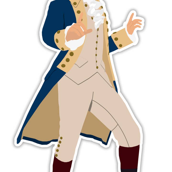 Shop Trimmings - Wholesale Sticker - Alexander Hamilton Sticker