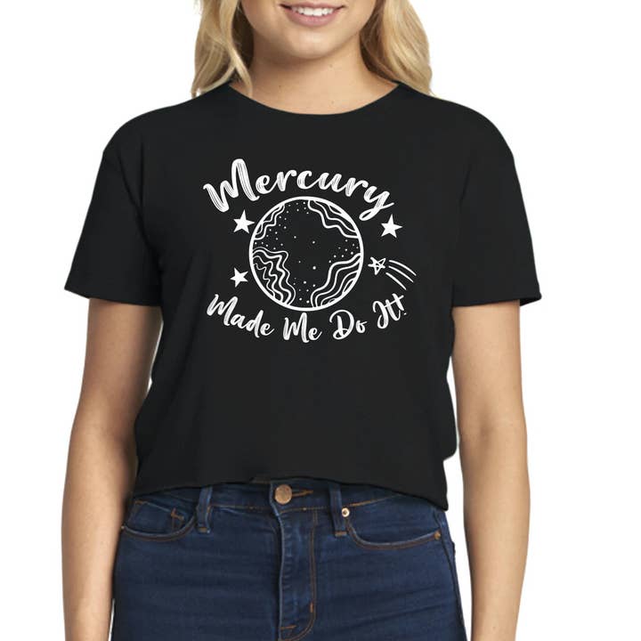 Mercury Made Me Do It camiseta corta para venta al por mayor de Blaspheme Boutique