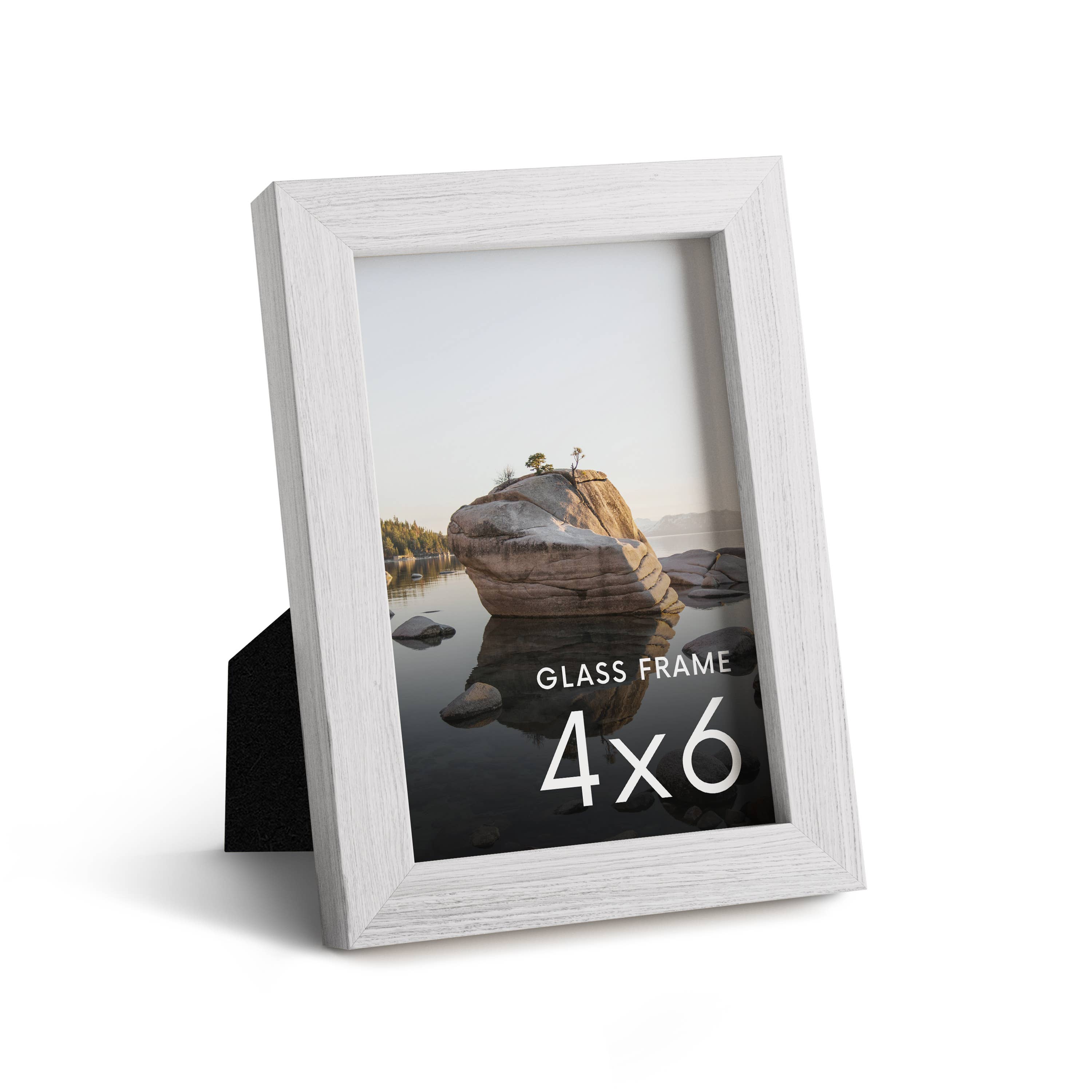 Haus and Hues - Wholesale Picture Frame - White Oak Frame with Glass0