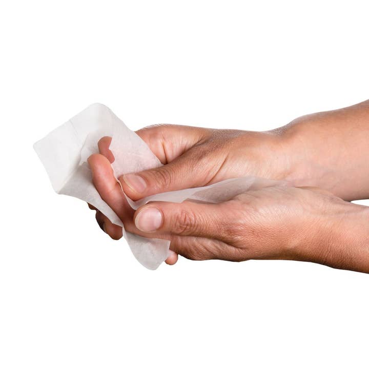 Fackelmann – Toalhas de papel por atacado – Fackelmann lenços de limpeza para dedos com aroma de limão (pacote com 15)4