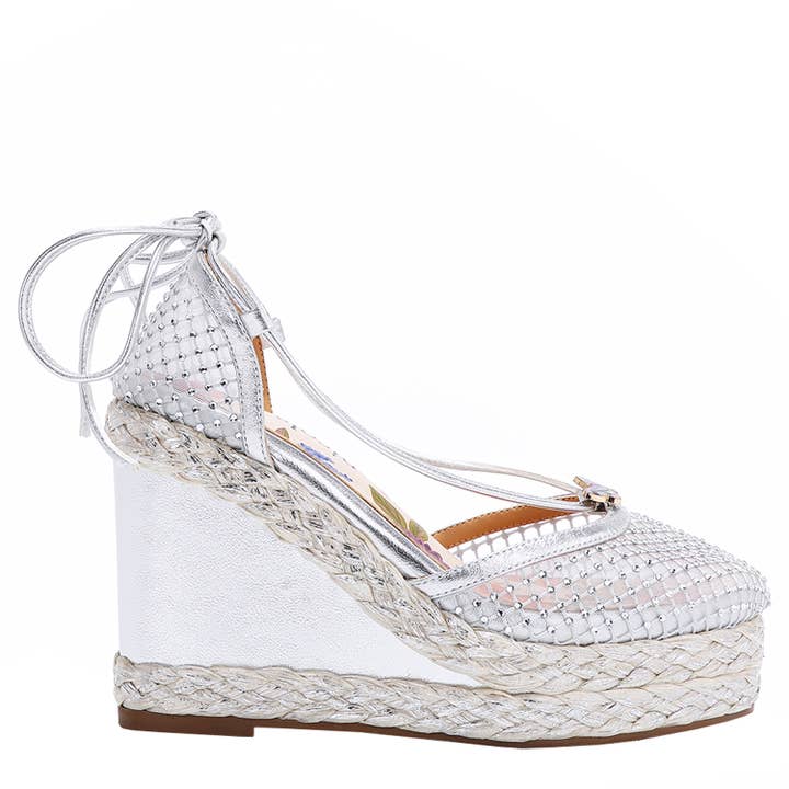Nicole Lee USA – wholesale Skor med kilklack - Dam – MAYA WRAP ESPADRILLE KILKLACKSANDAL12