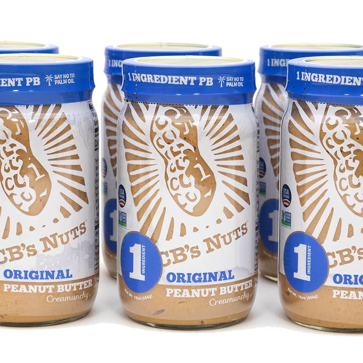 CB's Nuts – Engroshandel Nøddesmør – 16 oz naturligt cremeagtigt jordnøddesmør - 124