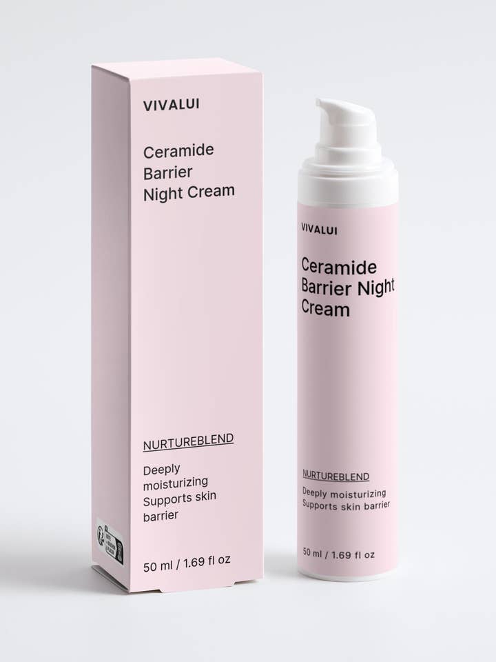 Crème de Nuit Barrière aux Céramides Nurtureblend pour la vente par Vivalui