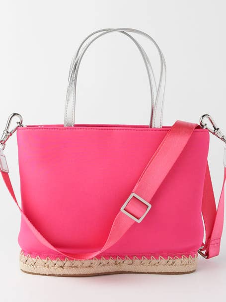 O Rosa Mini Tote - Fuchsia por atacado de Sole Purpose Handbags