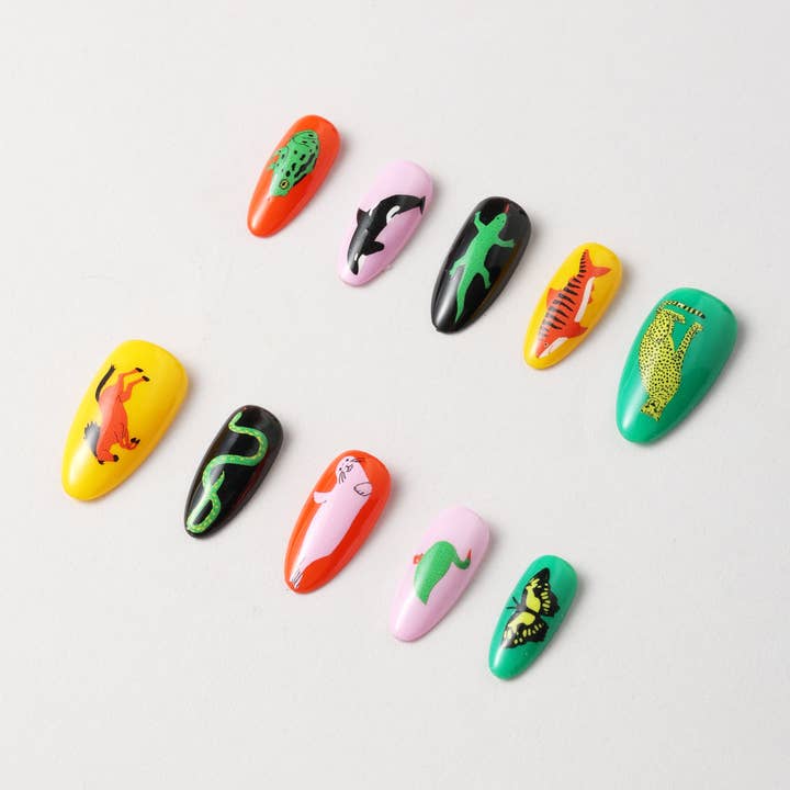 Never Have I Ever - Wholesale Press-On/Fake Nails - Animal Planet by Lorien Stern - Press-on Nails3